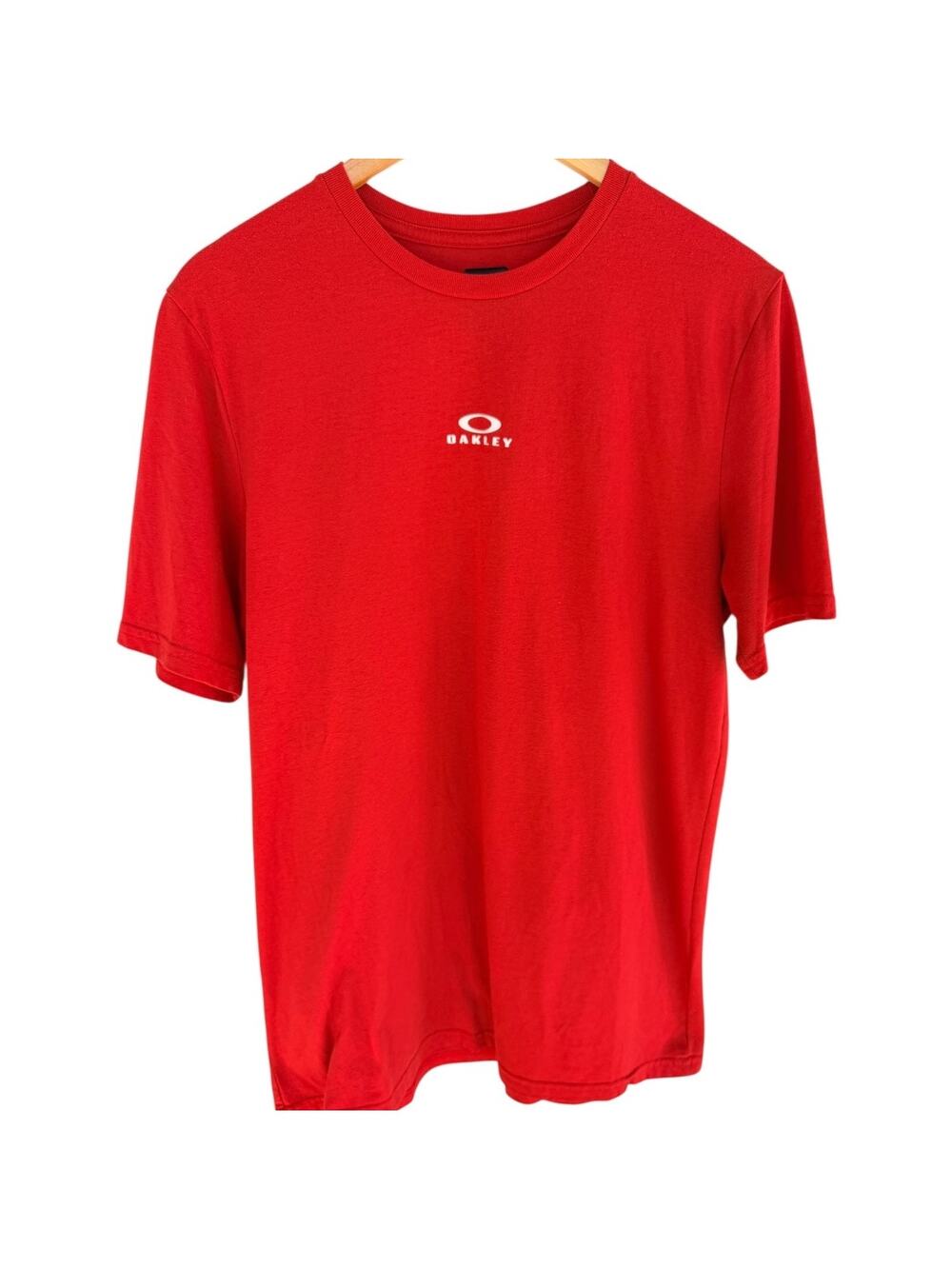 Oakley Hydrolix Performance T Shirt Mens Large Red Athletic Training Tee